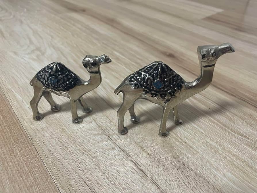 ラクダ 陶器 置物 オブジェ レトロ 唐三彩のラクダの置物/中国/陶器/骨董/中サイズ | 骨董