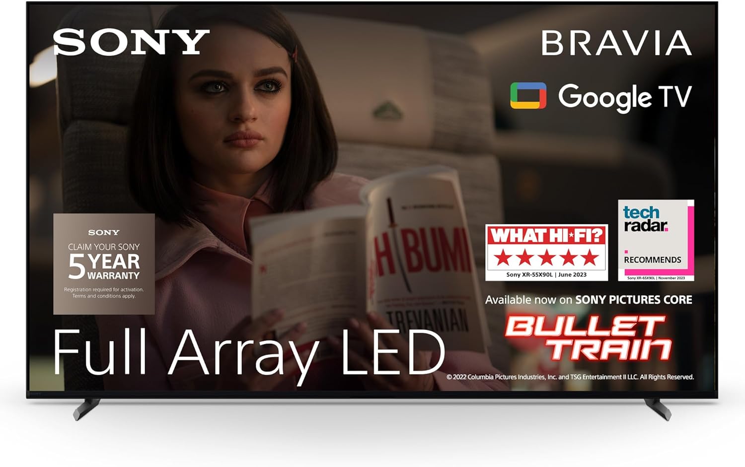 Sony BRAVIA XR, XR-65X90L, 65 Inch, Full Array LED, Smart TV, 4K HDR ...