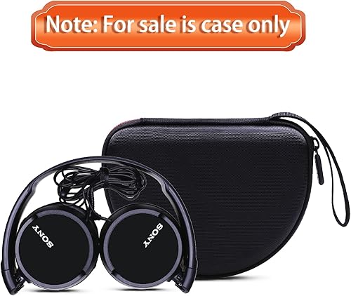 Miniatura 8 de LTGEM Funda rígida para auriculares Sony MDR-ZX110ZX110APZX110NCZX310AP con cable, para auriculares iClever BTH22 para niños, bolsa de