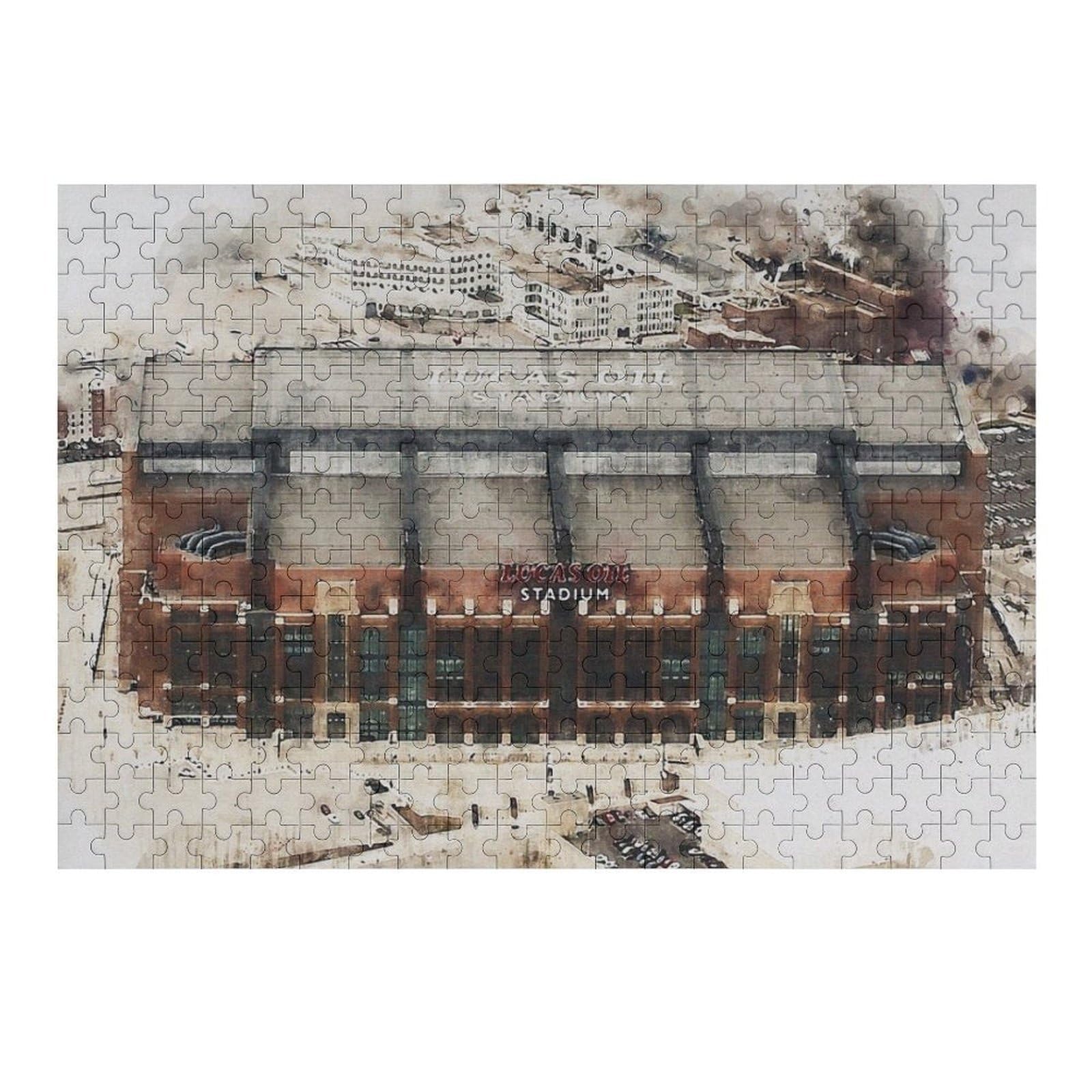 Jigsaw Puzzles 1000pcs(38x26cm) for Adults Lucas Oil Stadium Jigsaw Puzzle Brain Teaser Game Hand Speed Race Stress Reduction Gifts 1000pcs(38x26cm)