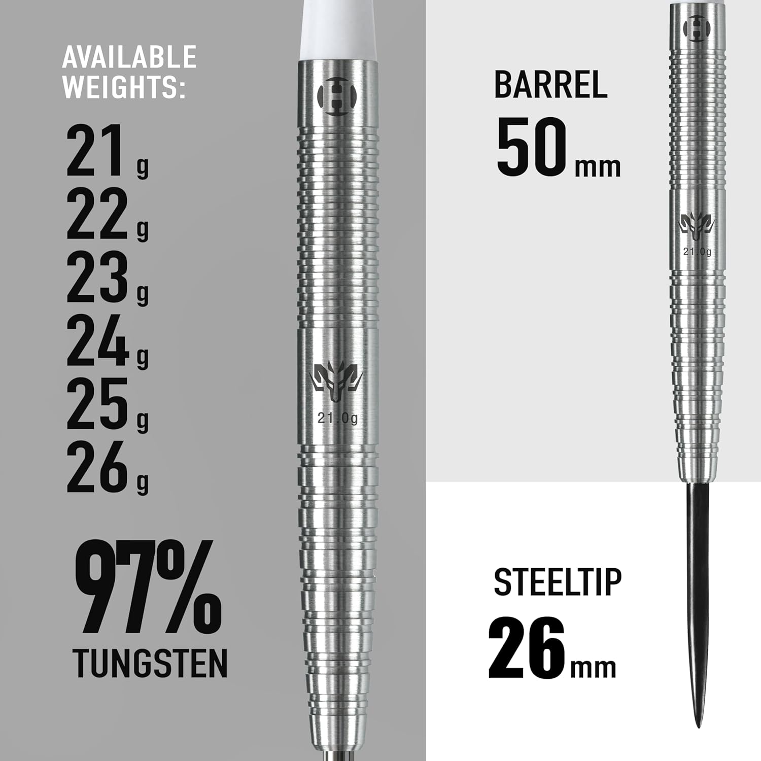 海外輸入品 ダーツ . Harrows Wolfram Infinity 97% Tungsten Steel