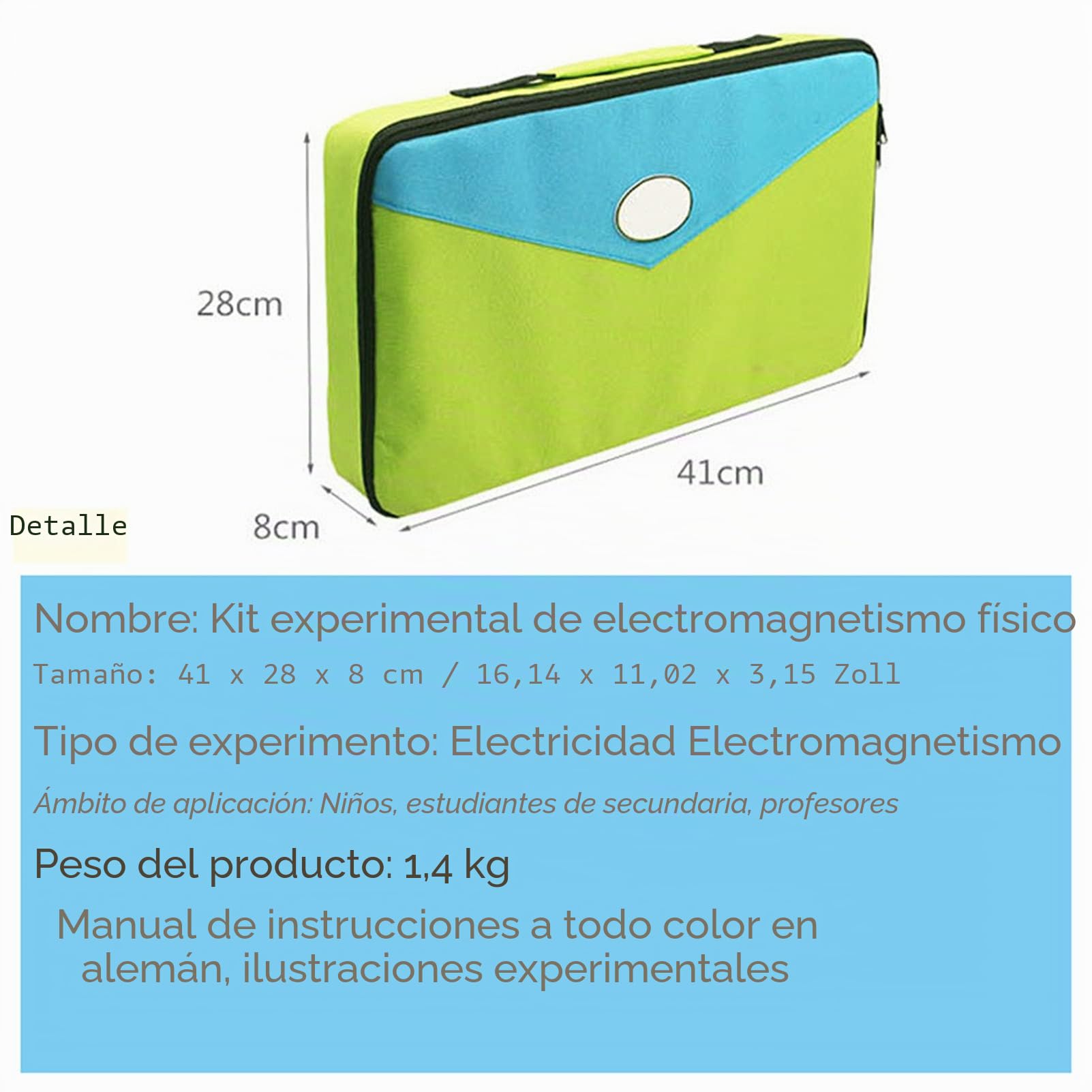 Kits educativos de Ciencia,experiencias científicas Infantiles,Circuito electrico,Kit de exploración Infantil,Electricidad magnética,para exploración de la electromagnética