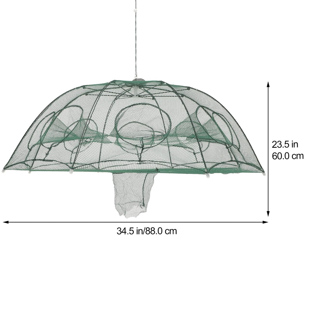 Nasse de pêche pliable WINOMO - En filet - Pour le poisson
