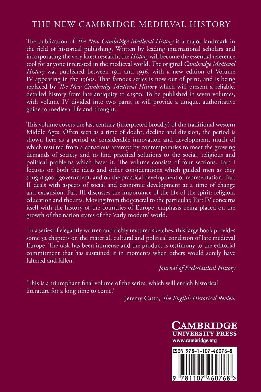 The New Cambridge Medieval History: C.1415-c.1500 (New Cambridge Medieval History, 7, Band 7)