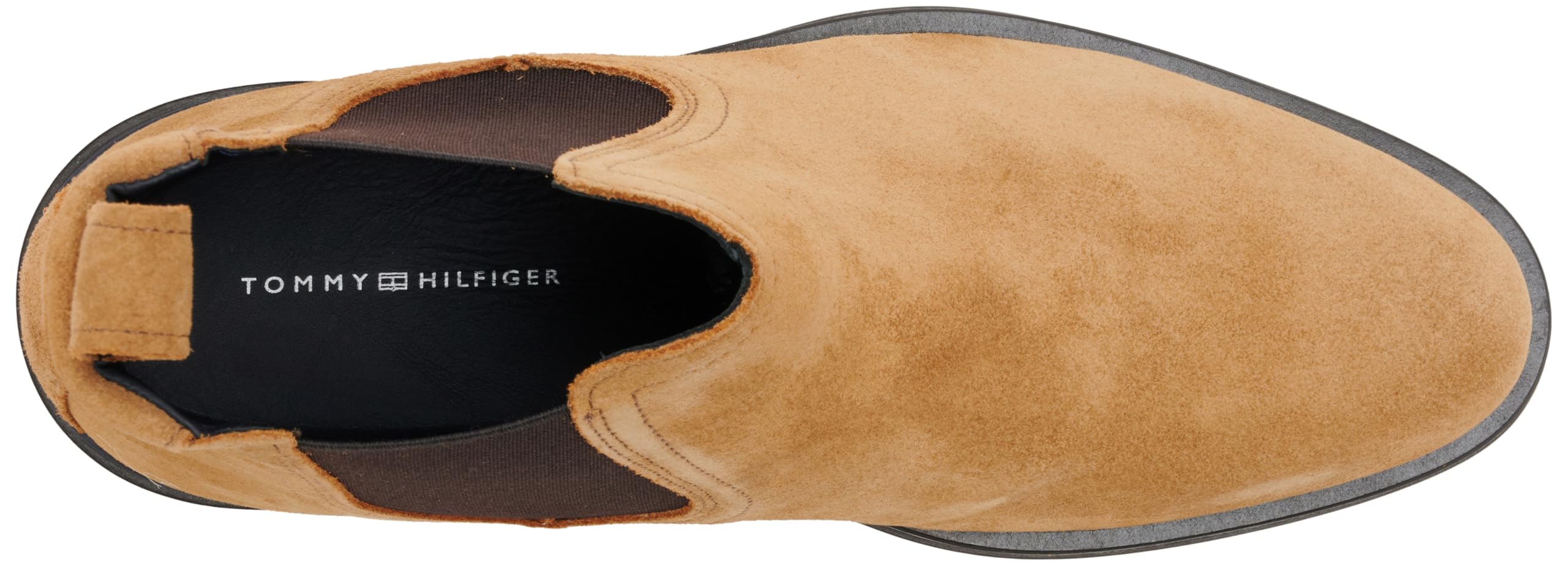 Tommy Hilfiger Hombre Botas de Caña Baja Core Suede Chelsea de Ante