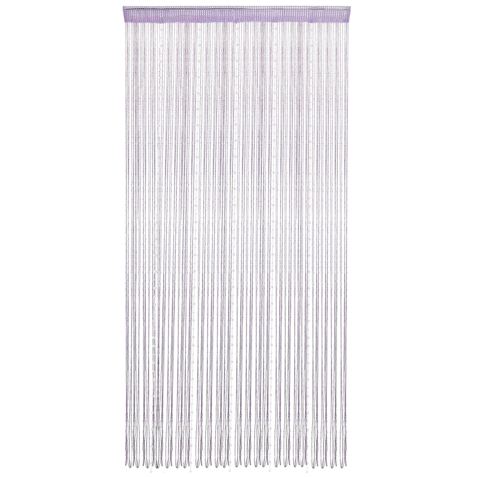 Rideau à perles pour porte et séparation de dressing de salon violet