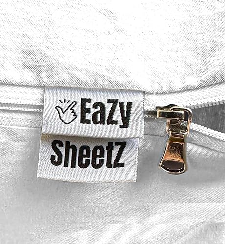 Eazy SheetZ sábanas bajeras que no se desprenden, sábanas con cremallera, sábanas bajeras que se mantienen en su lugar, sábanas de caravana, sábanas