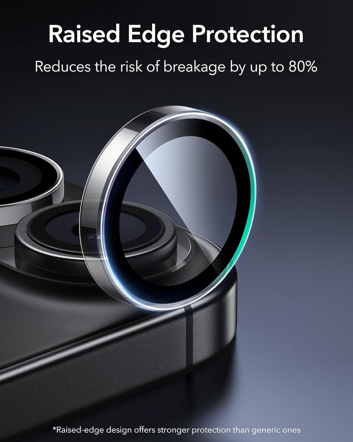 ESR for iPhone 17/16/16 Plus Camera Lens Protectors, Tempered Glass Lens Protectors, HD Scratch-Resistant, Ultra-Thin, Armorite Series, 1 Pack, Clear - Image 3