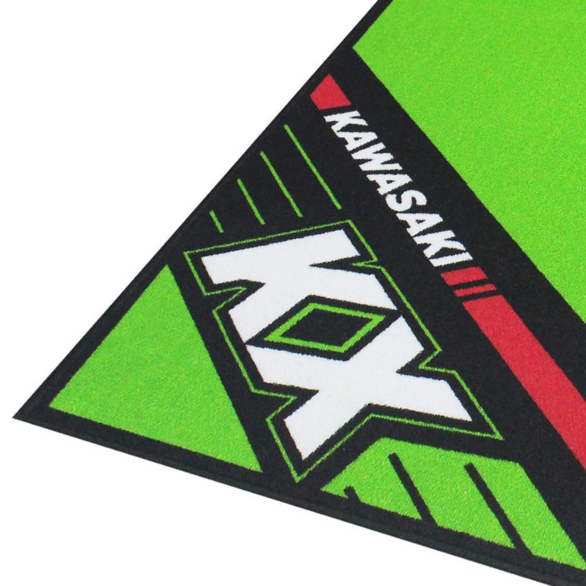 BIKETEK Tapis environnemental Garage Mat Noir Vert pour Moto Kawasaki KX Neuf