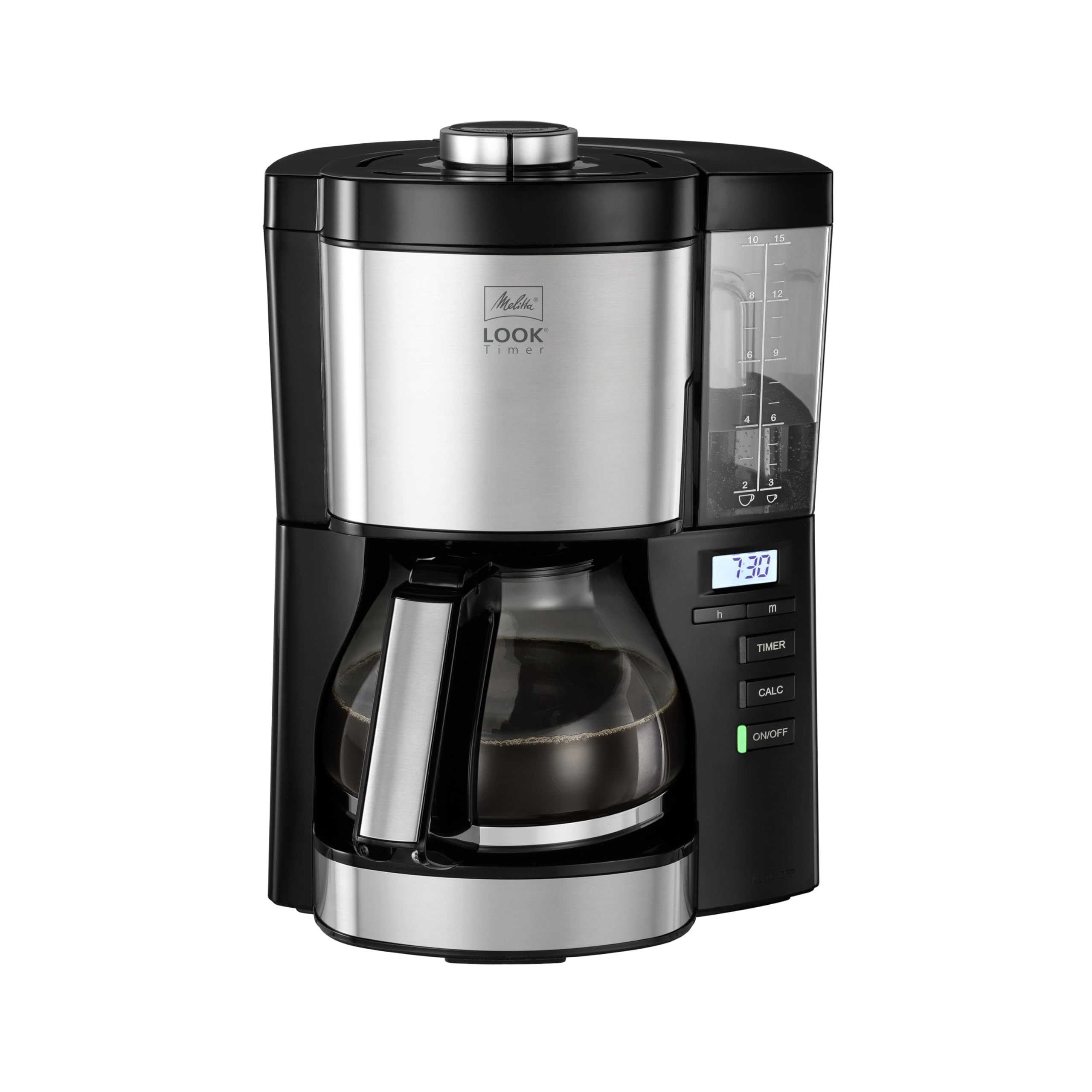 Melitta LOOK V Timer, cafetière filtre 1,25L avec AromaSelector