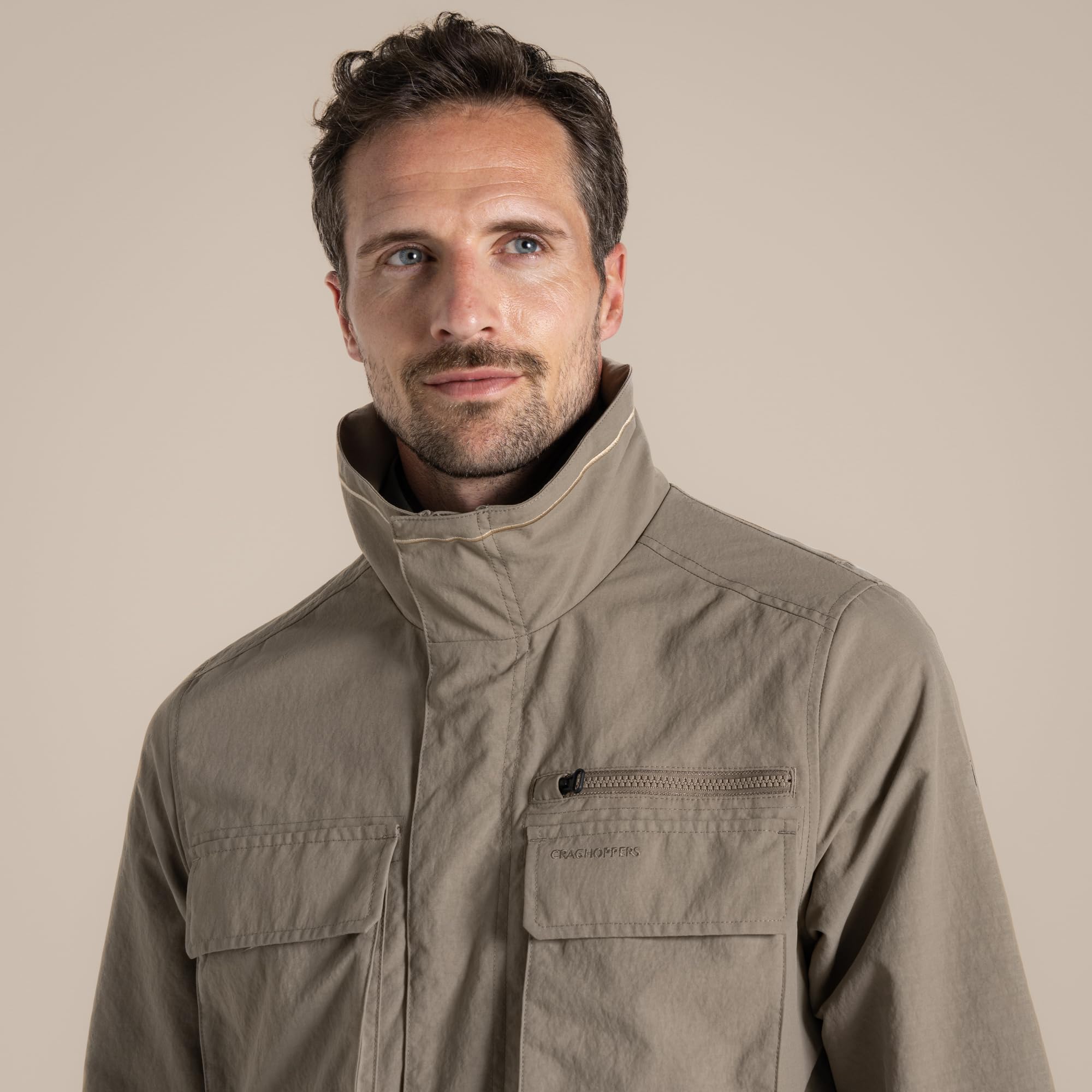 Craghoppers Herren NosiLife Adventure Jacket IV Anti-Insekten-Sonnenschutz-Wandermantel