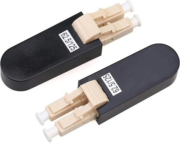 LC/UPC SM MM OM3 OM4 Fiber Optic Adapter Loopback Adapter Connector(1pcs) (Type: LC/UPC MM-62.5/125)