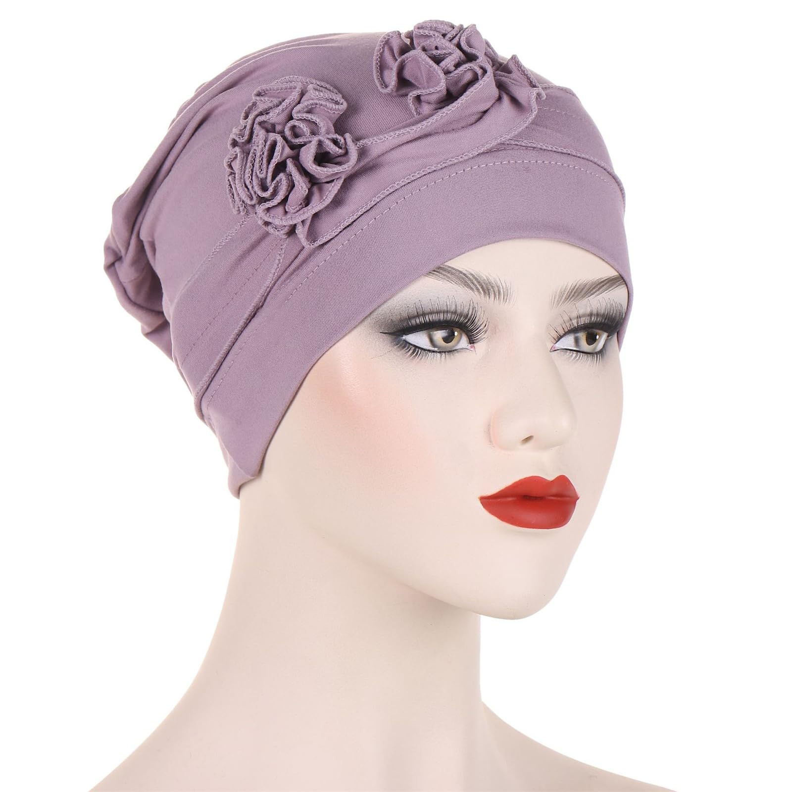 MICFENY Women Headwrap Headwear Hat Hair Scarf Perfect for Festivals and Celebrations Breathable Head Cover Headscarf