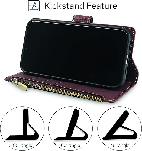 Miniatura 6 de Antsturdy Funda para Motorola Moto G 5G 2023 con tarjetero para mujeres y hombres, funda para teléfono Moto G 5G 2023, bloqueo RFID, piel sintética,