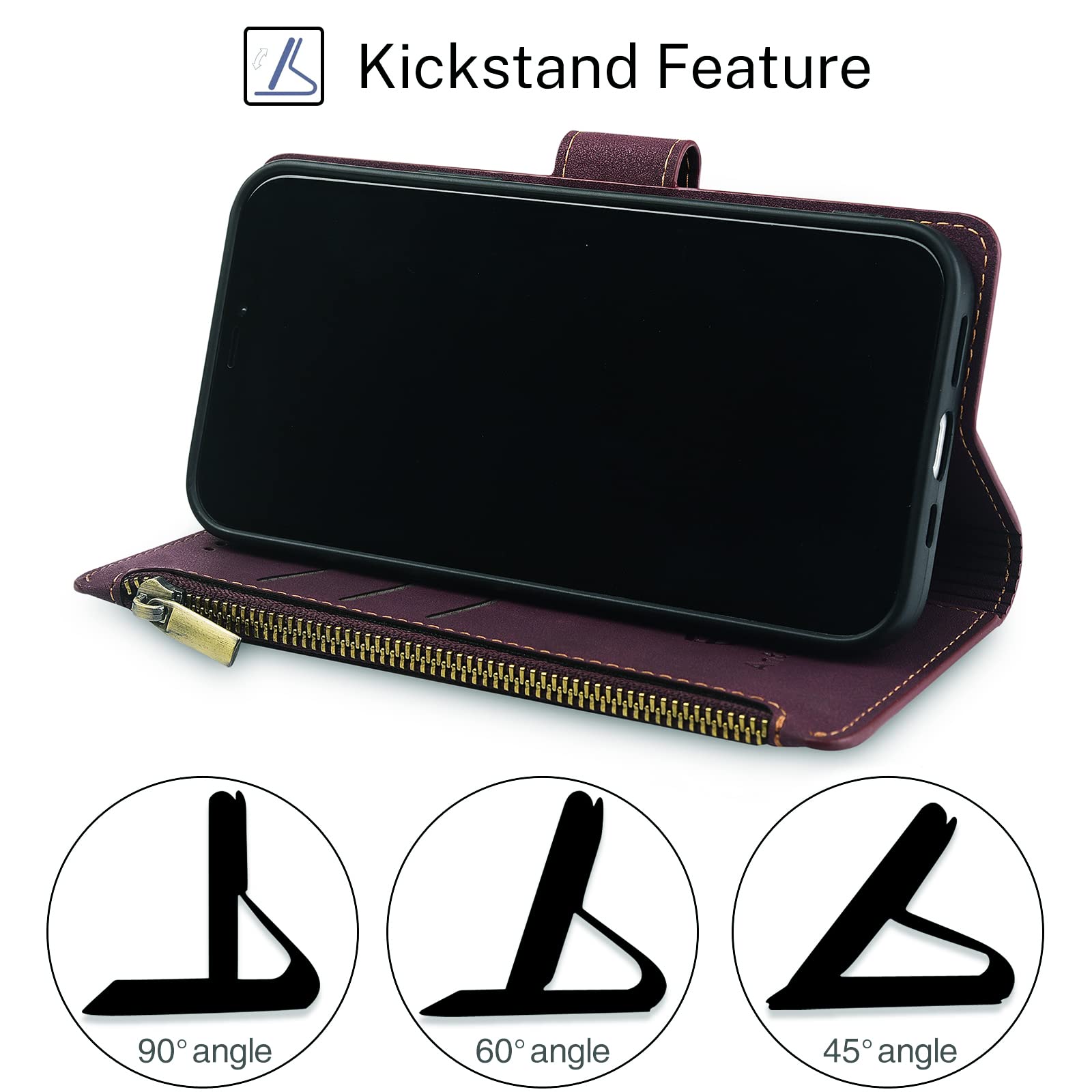 Antsturdy Leder-Hülle Für Motorola Moto G Stylus 5G 2025 – Mit RFID-Schutz, Kartenfächern & Standfunktion