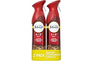 Febreze Air Mist Odor-Fighting Air Freshener Baked Cinnamon Apples Value Pack