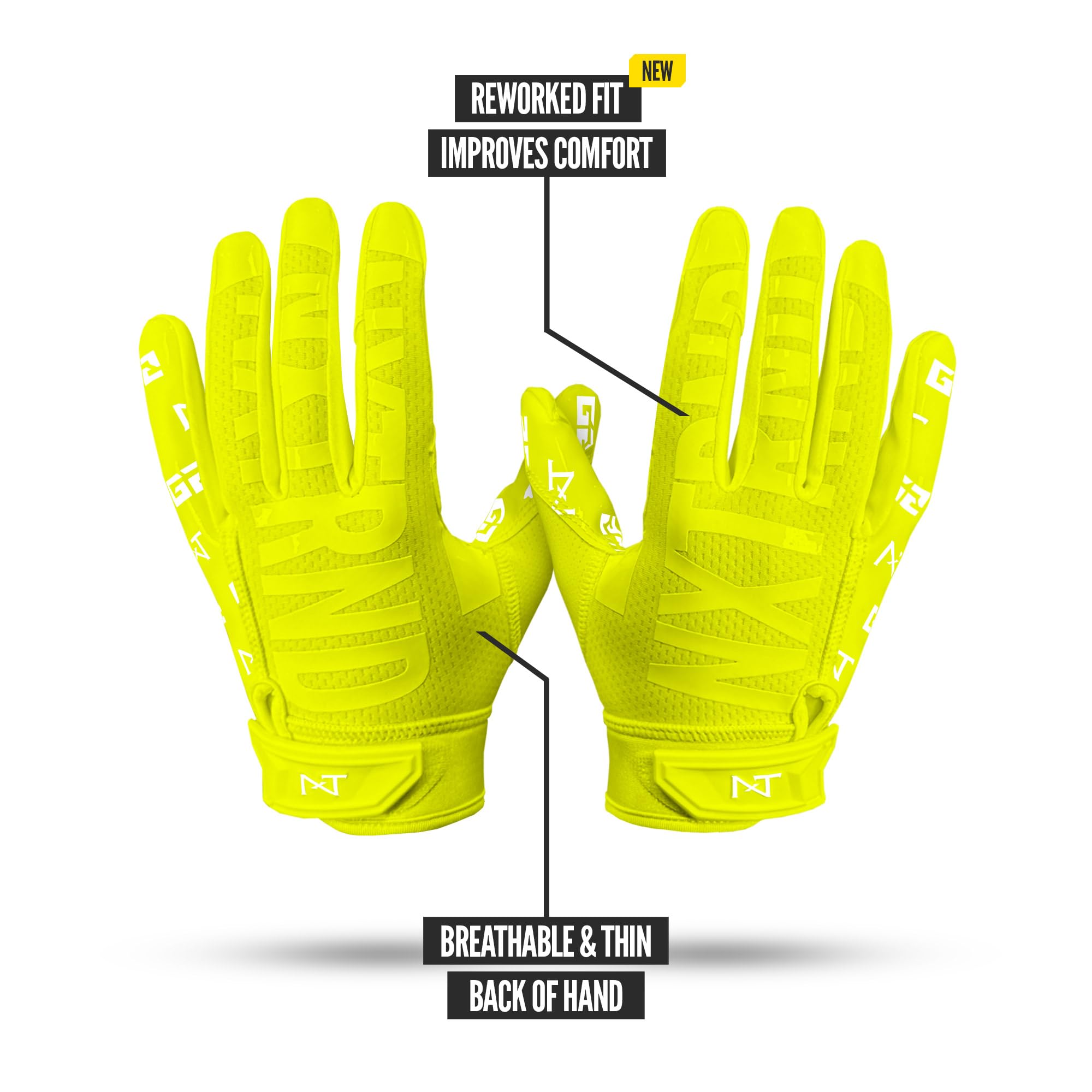 Nxtrnd G2 Pro Football Gloves, Men's Ultra Sticky Elite Football