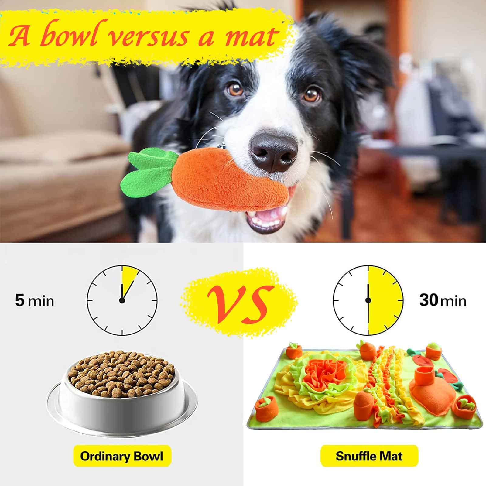 Extra Große Schnüffelmatte Für Hunde – 101,6x68,9 Cm, Mit Quietscher, Fördert Futtersuche