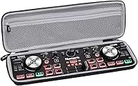 Aproca Estojo rígido de viagem compatível com controlador de bolso para DJ Numark DJ2GO2