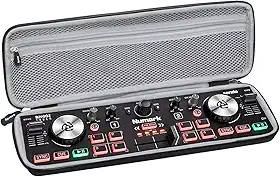 Aproca Estojo rígido de viagem compatível com controlador de bolso para DJ Numark DJ2GO2