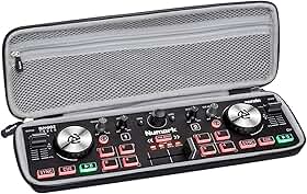 Aproca Estojo rígido de viagem compatível com controlador de bolso para DJ Numark DJ2GO2