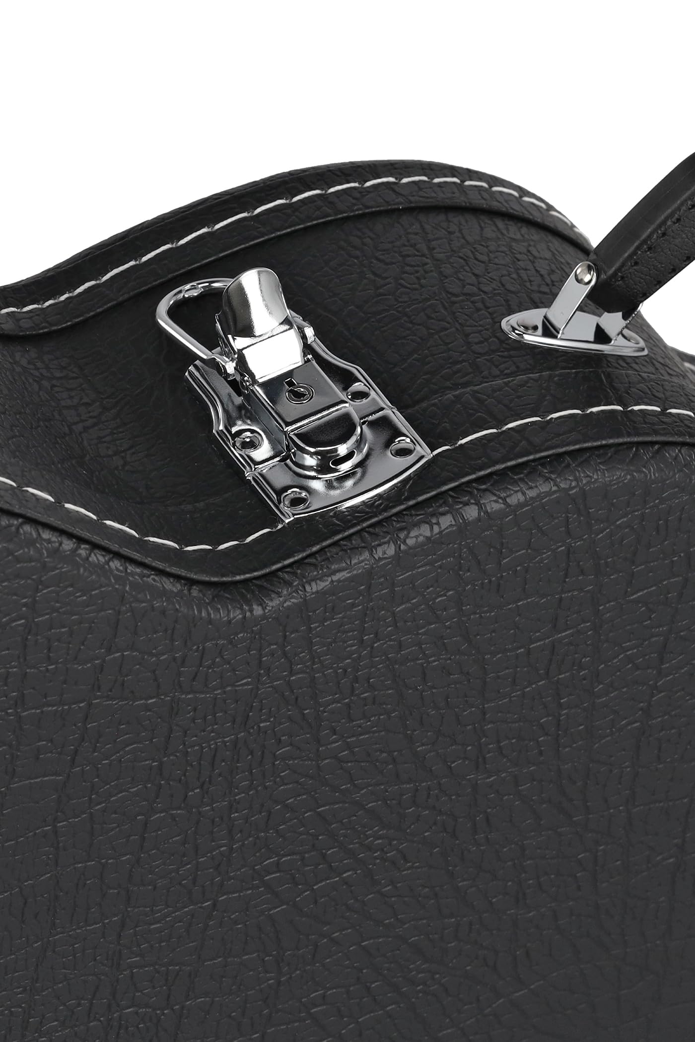 GEWA custodia in legno con rivestimento in plastica nera, custodia per chitarra classica