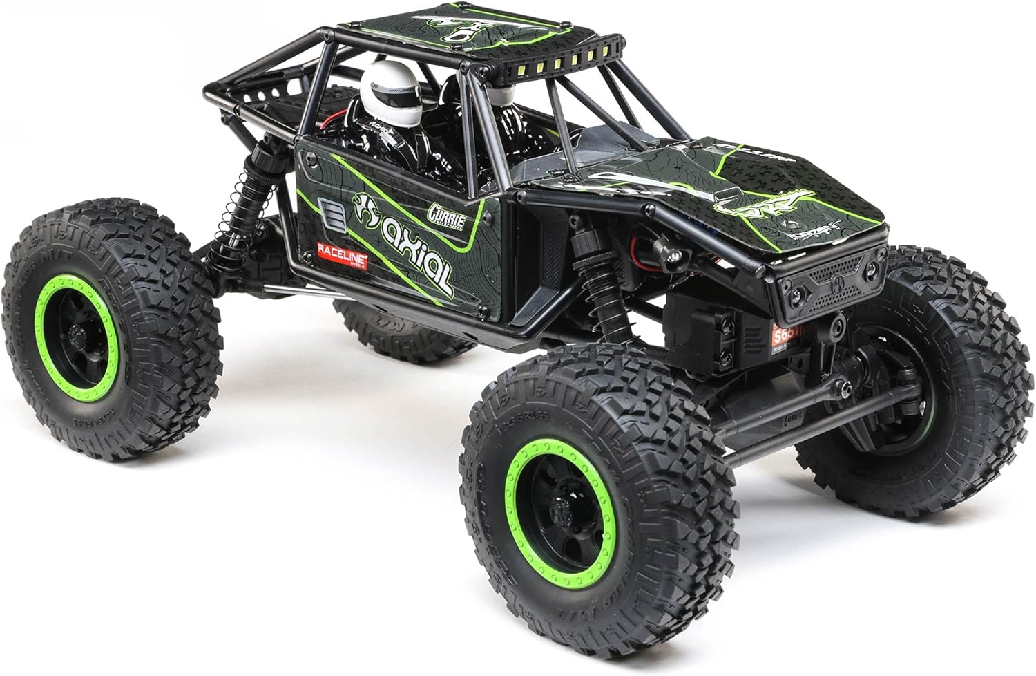 Axial RC Crawler 1/18 UTB18 Capra 4 Wheel Drive Unlimited Trail Buggy RTR (Battery and Charger Included) Black, AXI01002T1