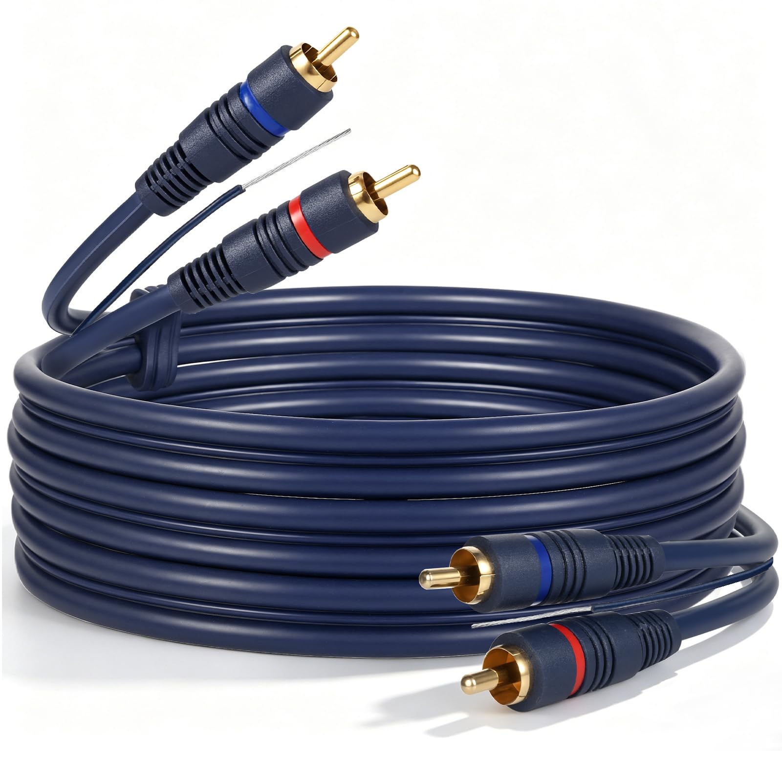 RACケーブル Amazon.com: Turntable Cable with Ground Wire, 6FT Gold Plated Dual