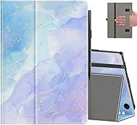 Vista 13 de Funda para la nueva Yaxa Fire HD 10 (solo apta para la 11ª generación, lanzamiento 2021) y la tablet Fire HD 10 Plus, funda plegable y delgada