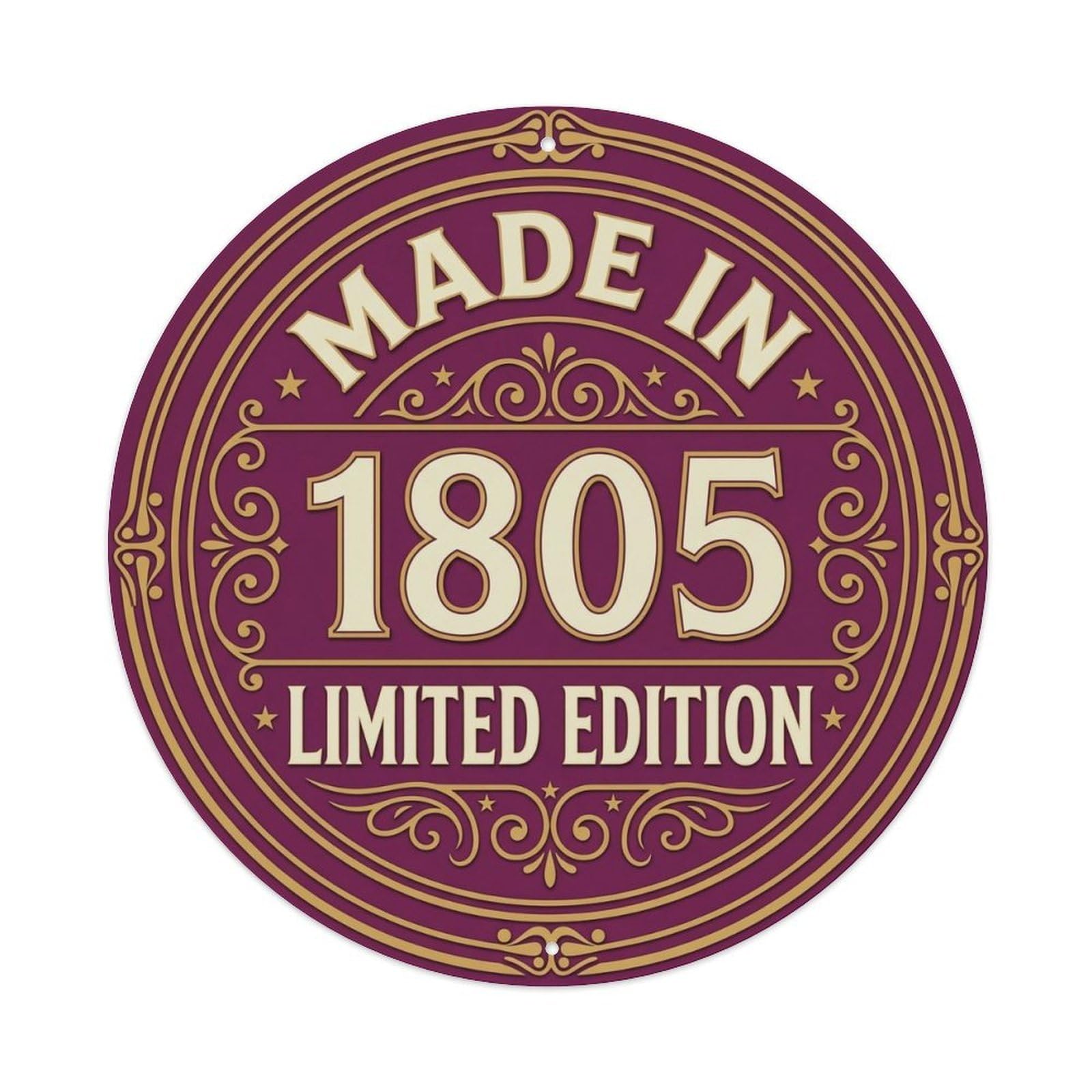 Okahys 8X8inch(20X20cm) Made In 1805 Limited Edition Metal Tin Sign
