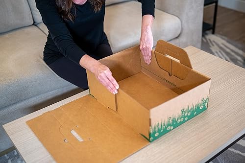 Miniatura 5 de Cajas de arena desechables de diez segundos para gatitos y gatos (10 unidades) Solución biodegradable para una eliminación rápida y fácil. Hecho de