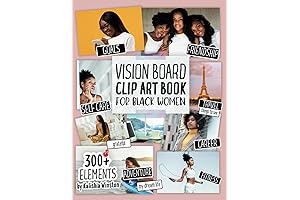 Vision Board Clip Art Book for Black Women: Empowering Images for Inspiration