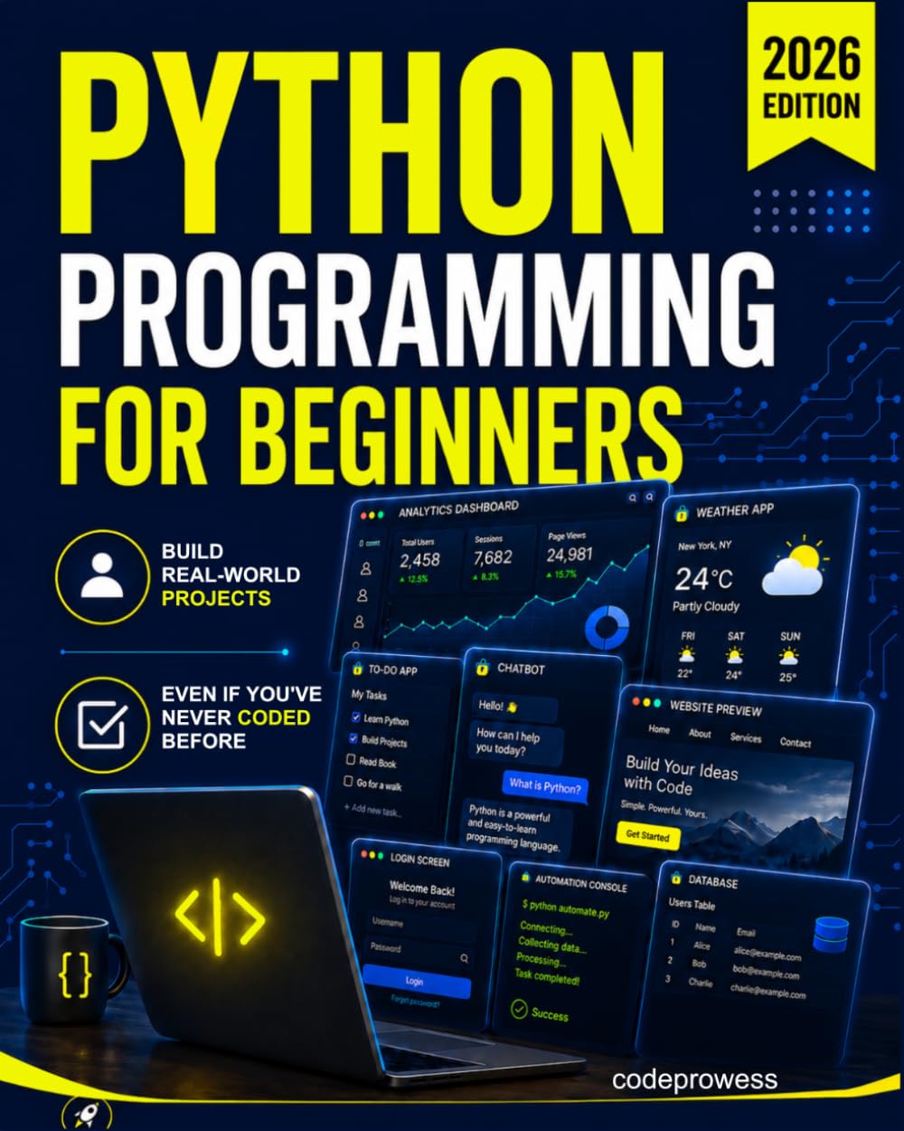 Python Programming for Beginners: The Complete Python Coding Crash Course - Boost Your Growth with an Innovative Ultra-Fast Learning Framework and Exclusive Hands-On Interactive Exercises & Projects