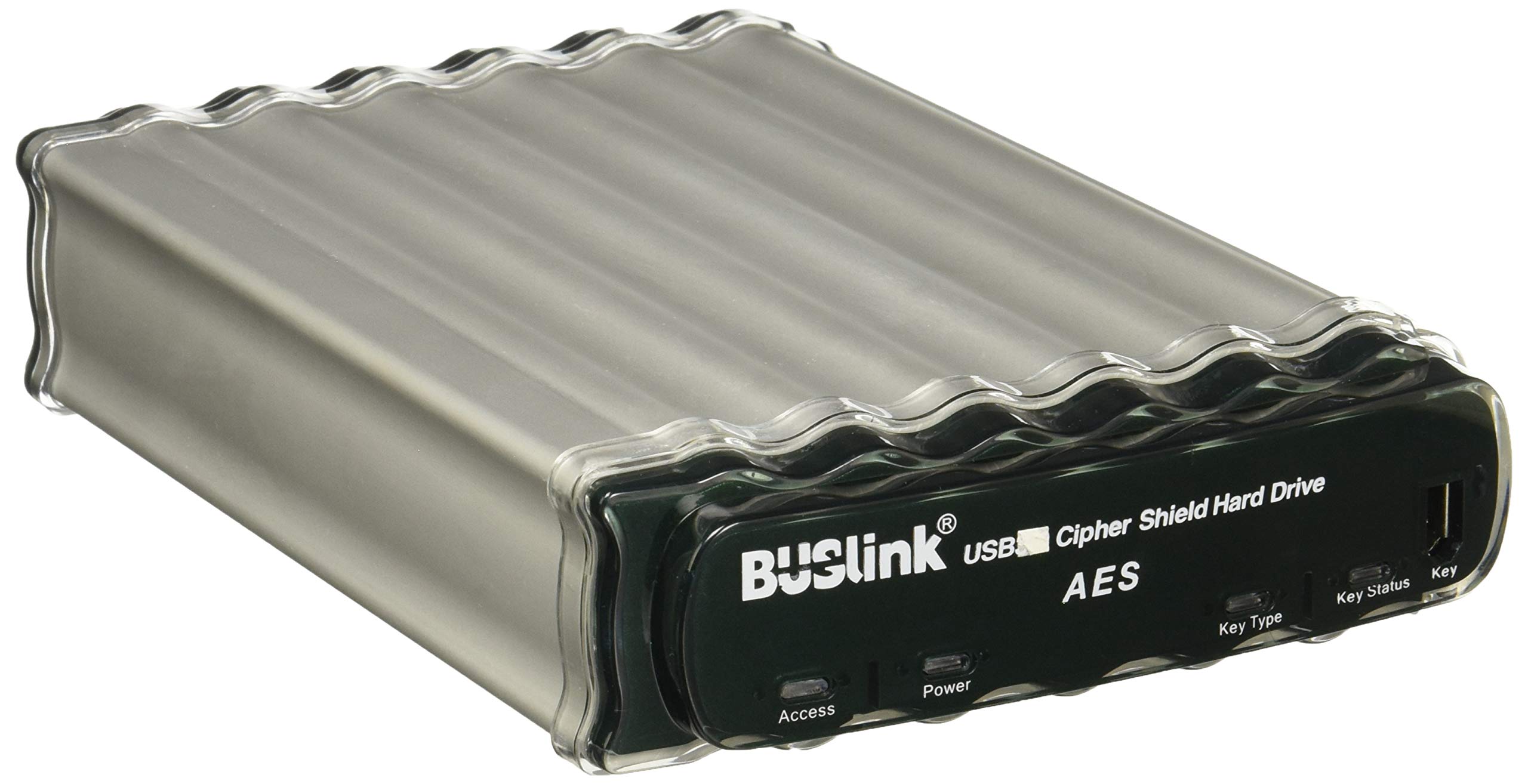 Buslink CipherShield FIPS 140-2 HIPAA 256-bit AES USB 2.0 Hardware Encrypted External Desktop Hard Drive (500GB)