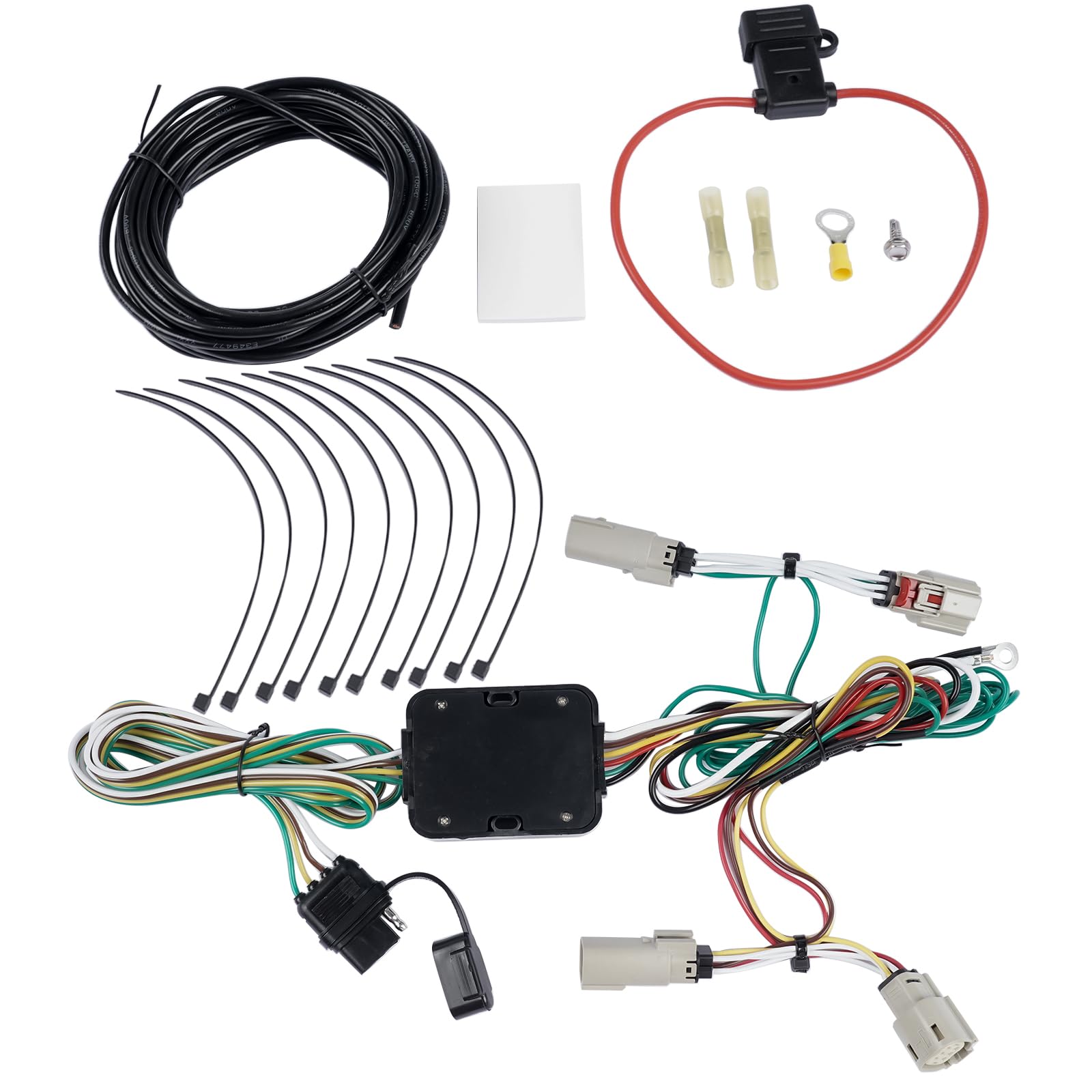 Trailer Hitch Towing Lights Wiring Harness Kit 56468 Replacement for Ford Bronco 2021-2024 with LED Taillights Vahaha