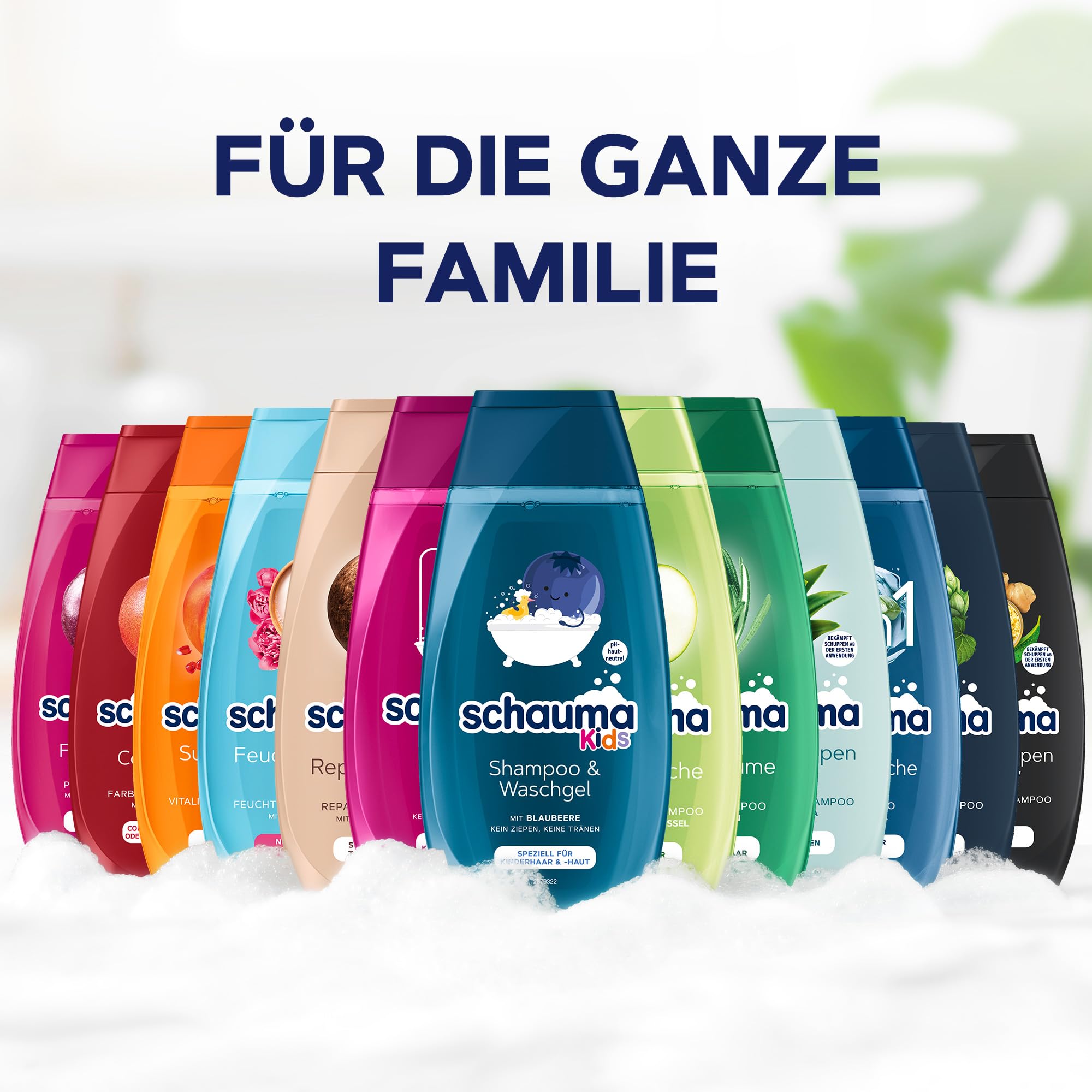 Schauma Schwarzkopf Kids Shampoo & Wash Gel Blueberry (3x 250 ML) - Image 4