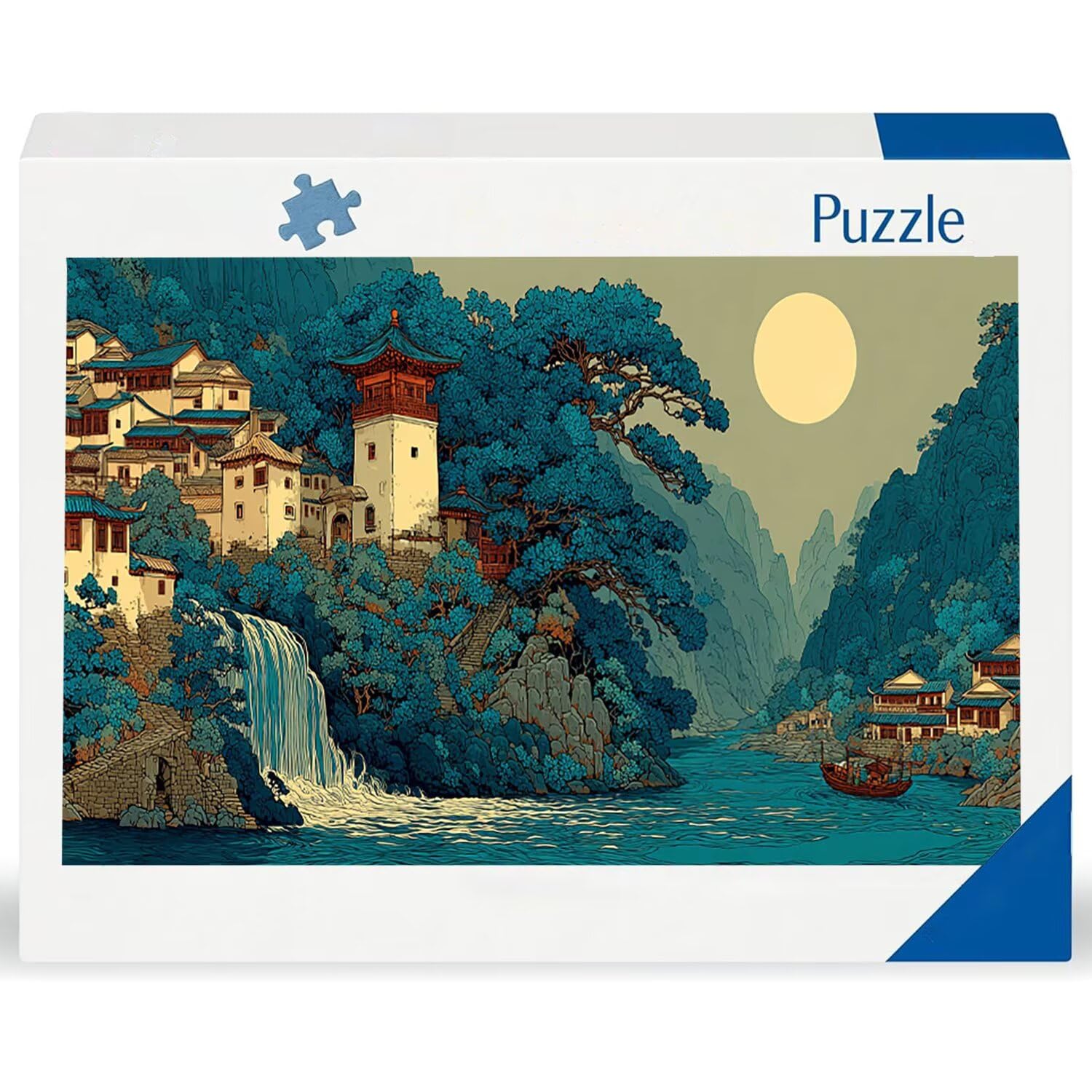 Puzzle dla dorosłych 1100 elementów, puzzle z widokiem na strych, puzzle dla dorosłych klasyczne i od 14 lat junior, rodzinne puzzle rozrywka w domu prezent 87x42cm l-263