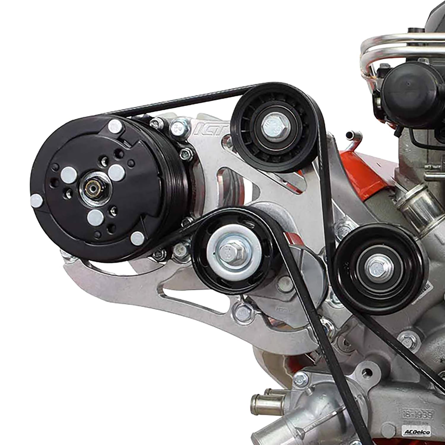 Amazon.com: ICT Billet LSA Supercharger High Mount A/C Sanden 508