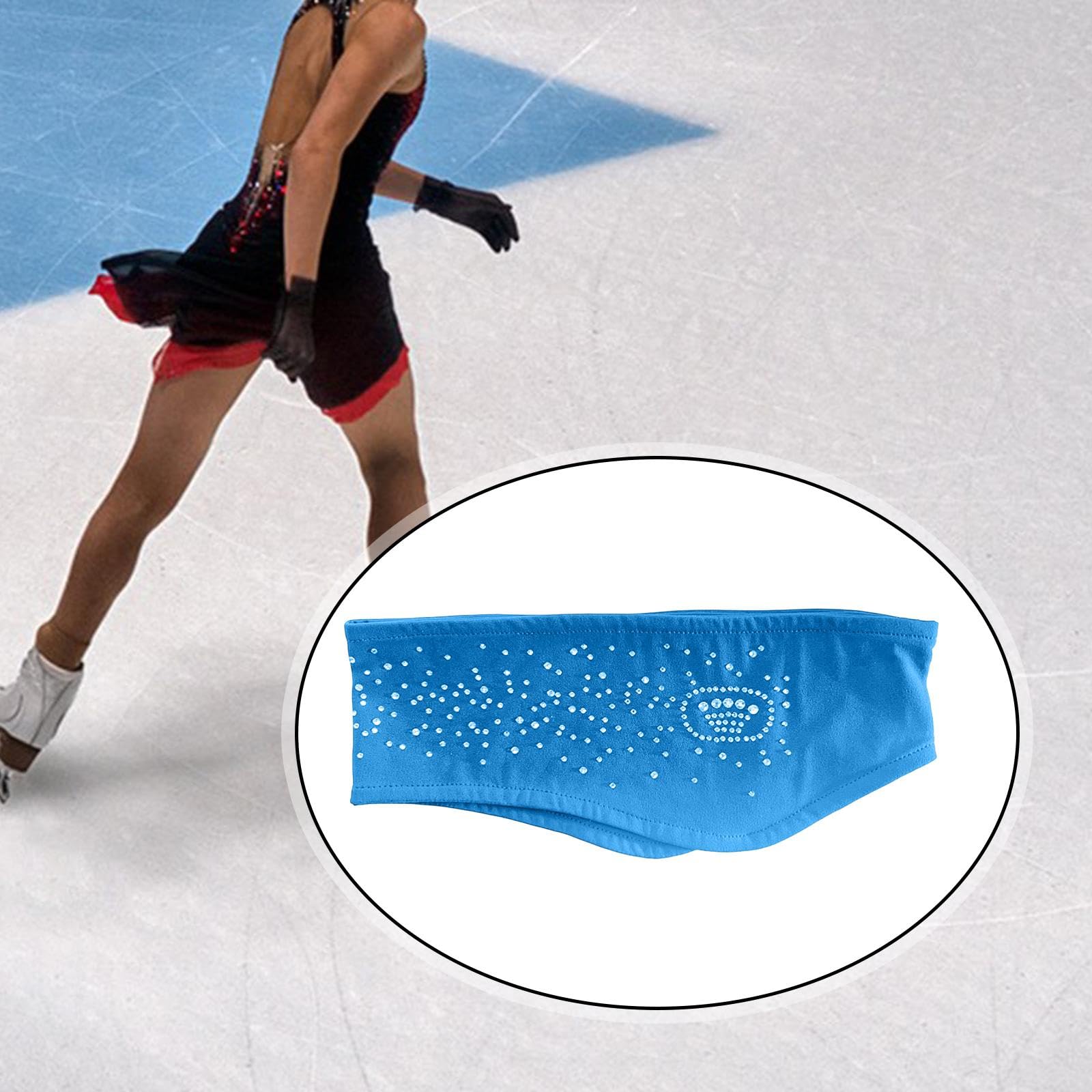perfk Diadema para patinaje artístico, transpirable, antideslizante, absorbente del sudor, para deportes, ciclismo, fútbol, ​​mujeres y hombres.