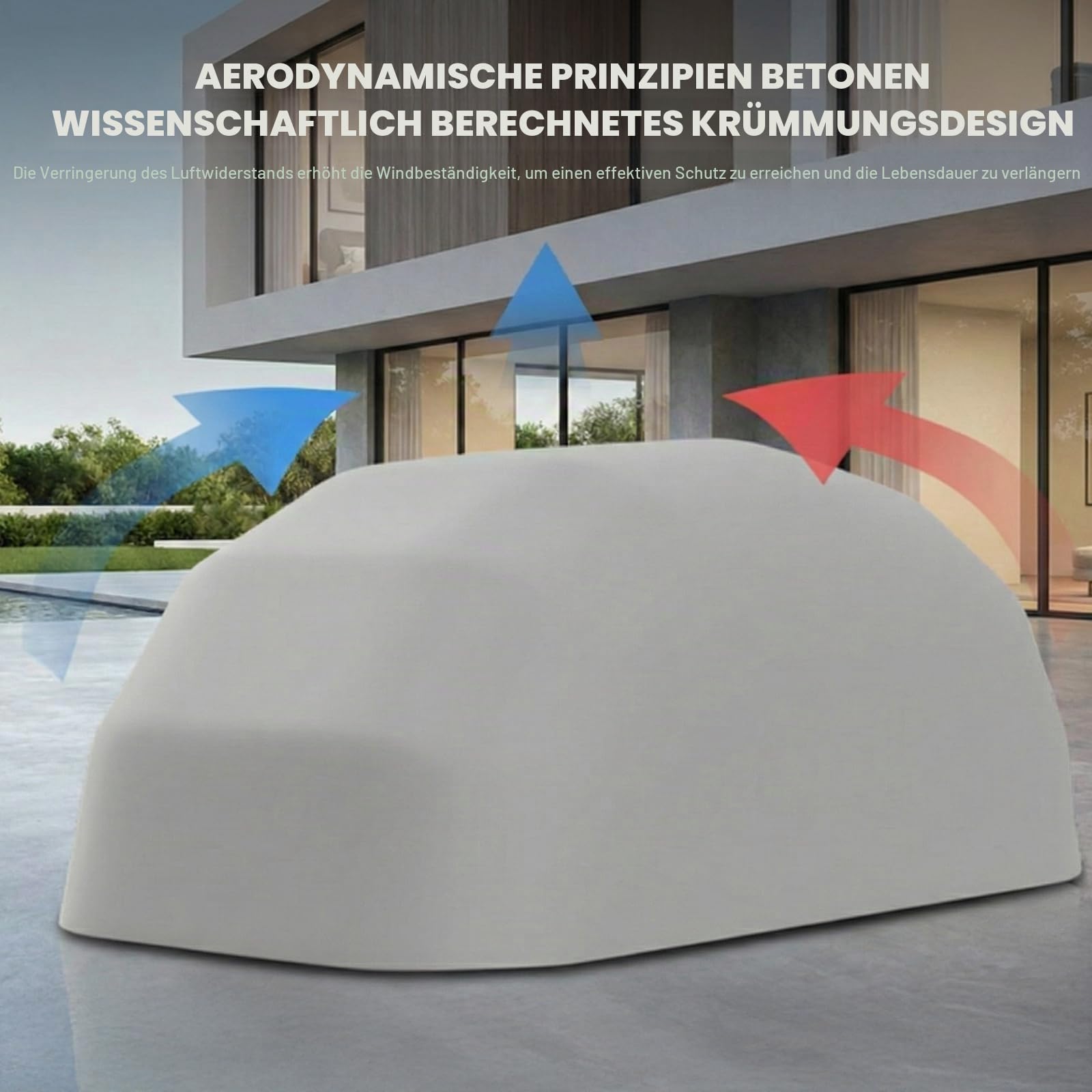 Allwetterfester Carport, Mobile Faltgarage, Auto-Markise, halbautomatischer Anti-Exposition-Carport, abschließbarer, langlebiger Unterstand, 18 Fuß (Silver)