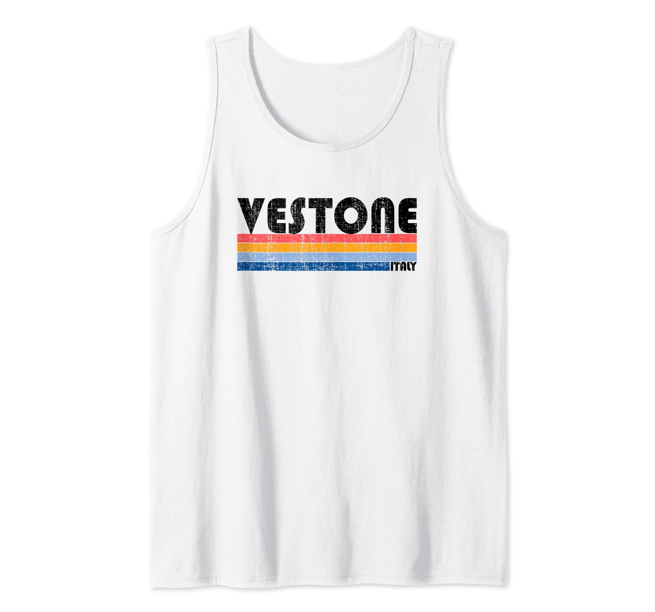 Vestone, Italy Retro 70s 80s Style Tank Top