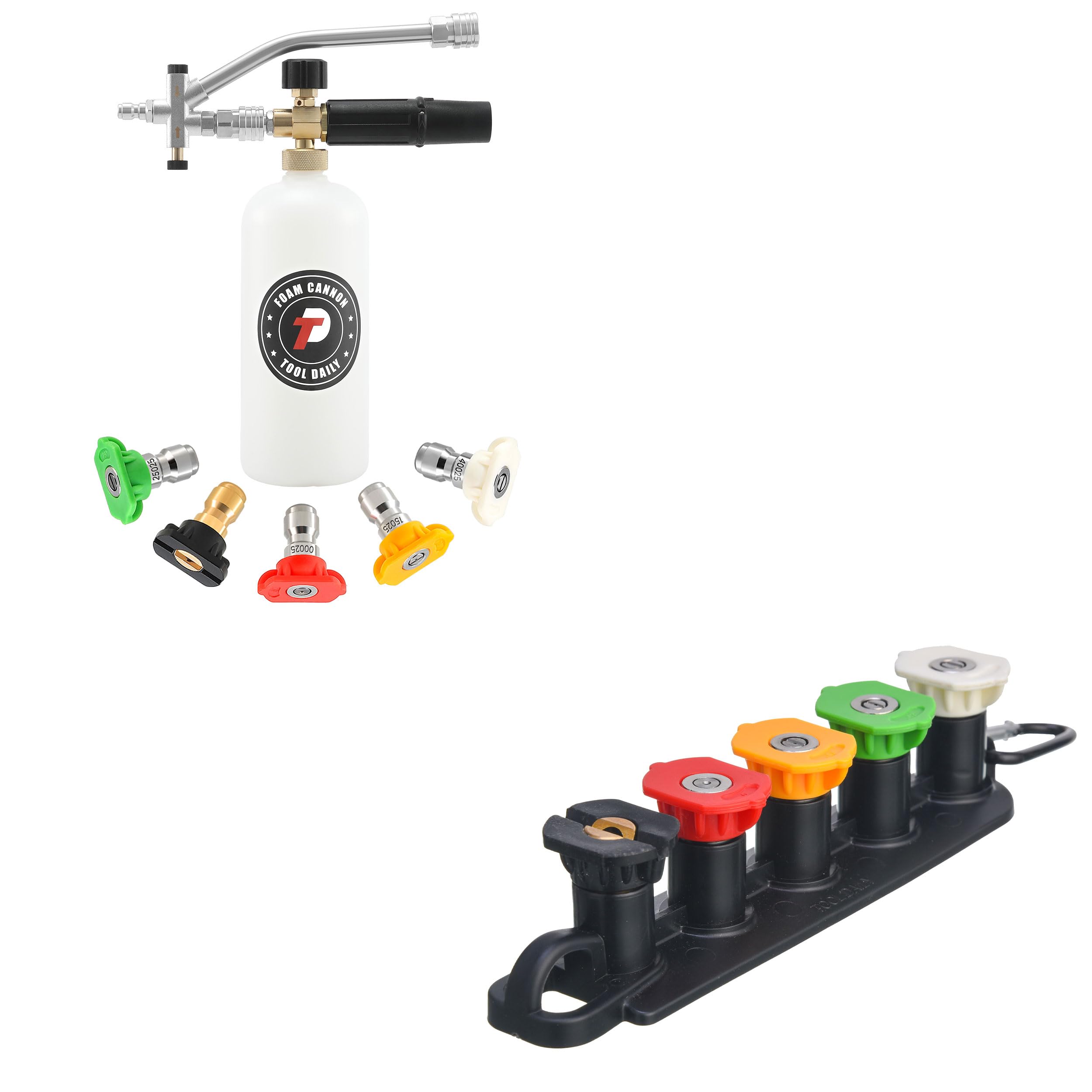 Amazon.com : Tool Daily Foam Cannon with Dual Connector Accessory