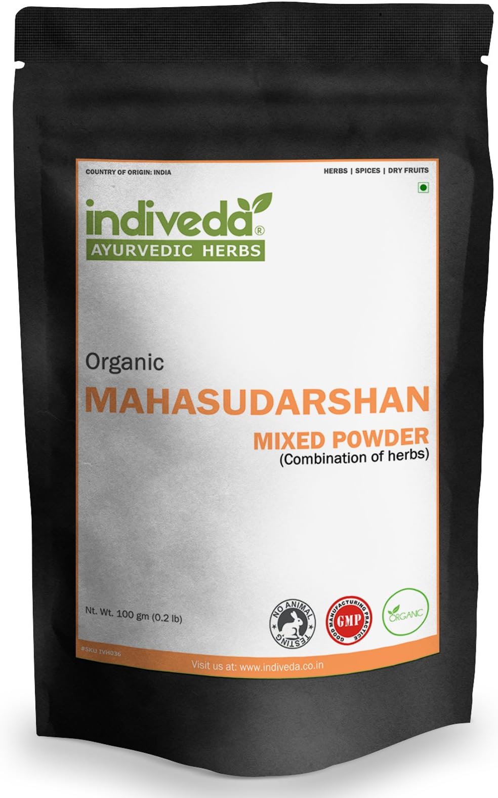 Organic Mahasudarshan (Combination of Herbs) Powder for Support Healthy Body, 100 Grams*