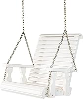 Vista 9 de Amish - Silla giratoria resistente con tratamiento a presión (mancha de cedro)