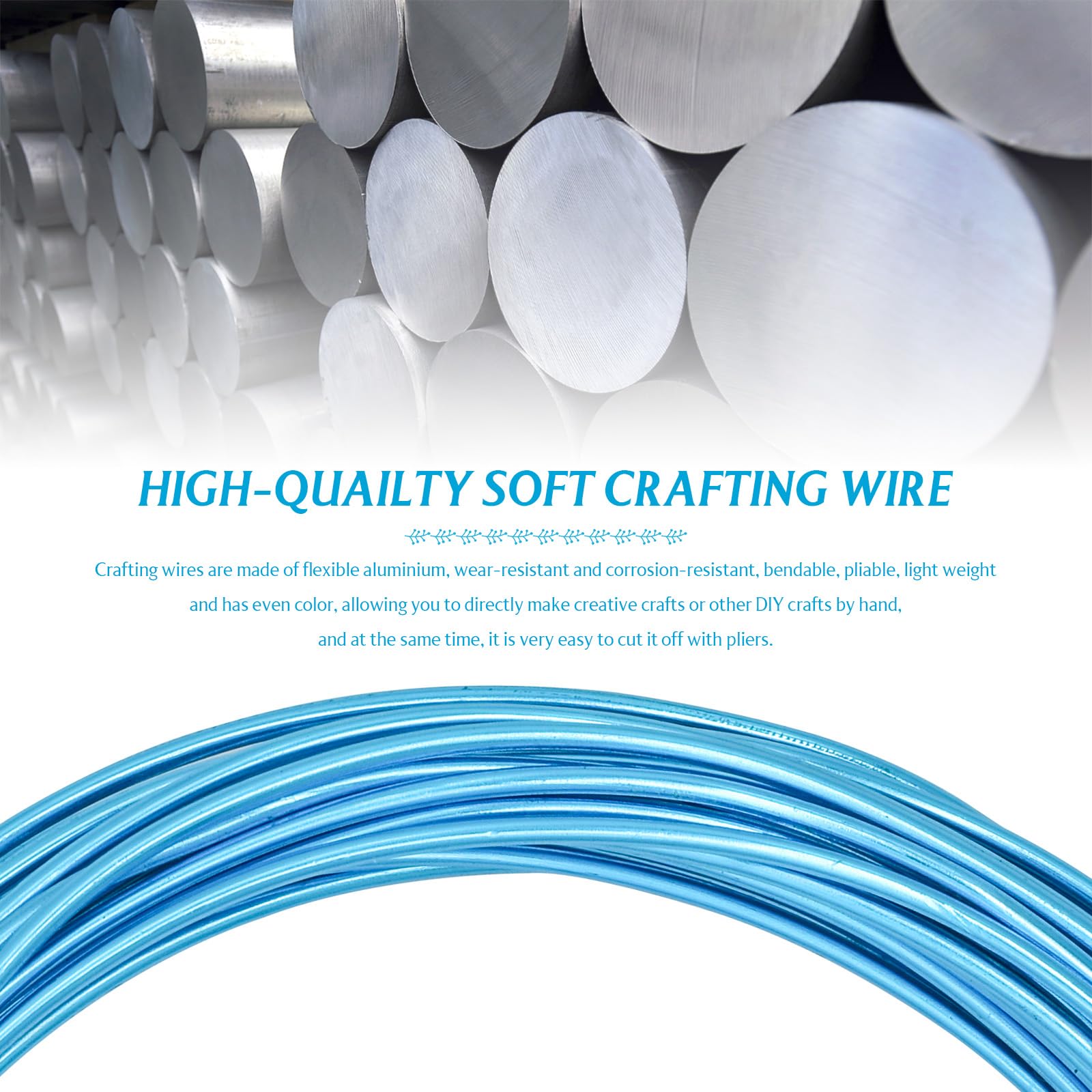 YMWALK 2mm Aluminum Craft Wire - Image 3