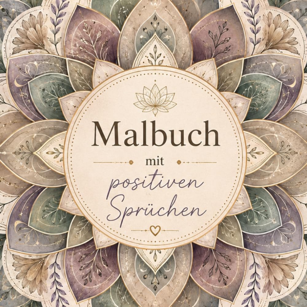Malbuch mit Positiven Sprüchen: Abwechslungsreich, Kreativ