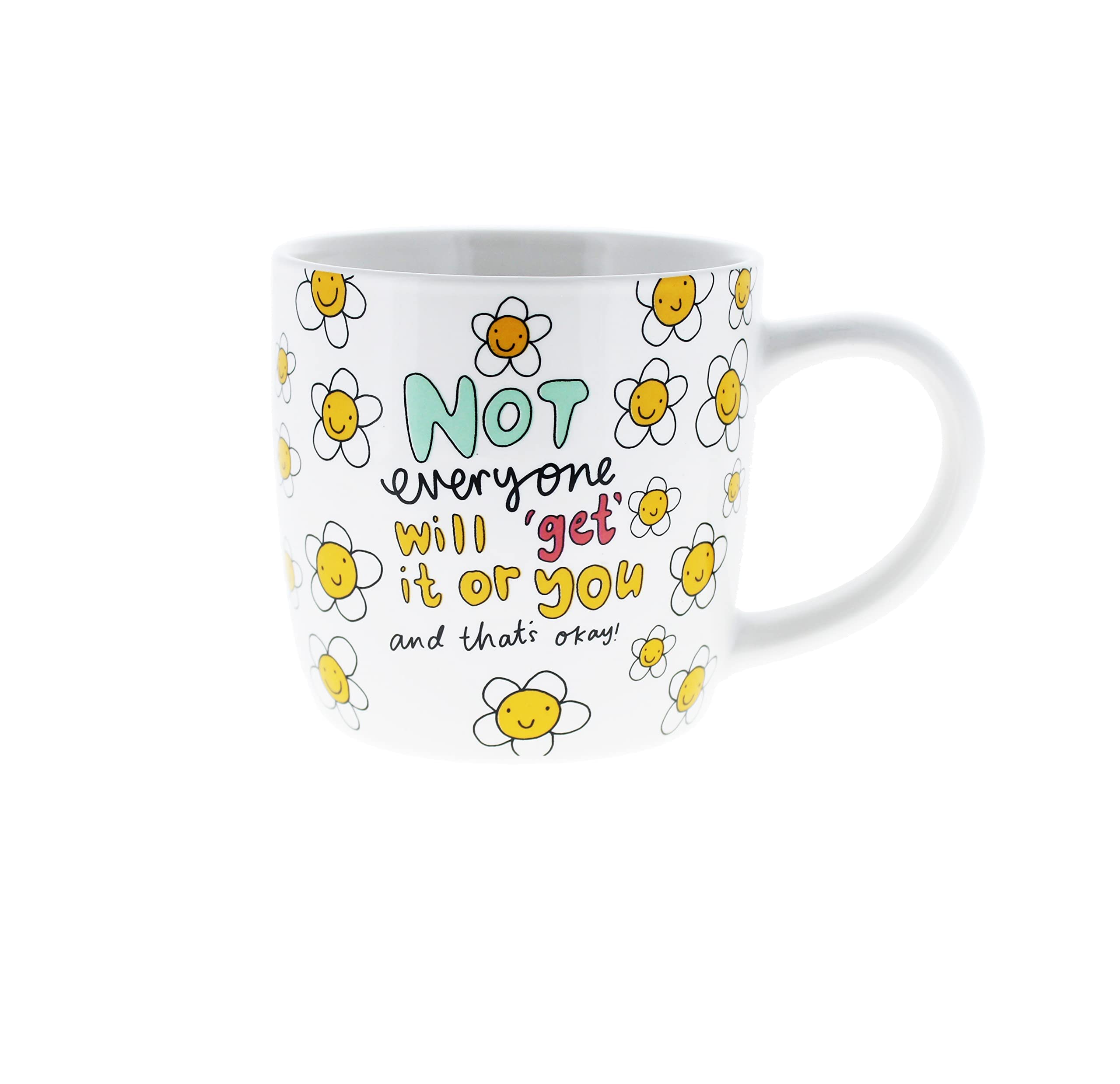 Happy News Ceramic Mug | Emily Coxhead | 300ml Mug | Not Everyone Design | 6 Designs to Collect | Fun Tea & Coffee Mugs