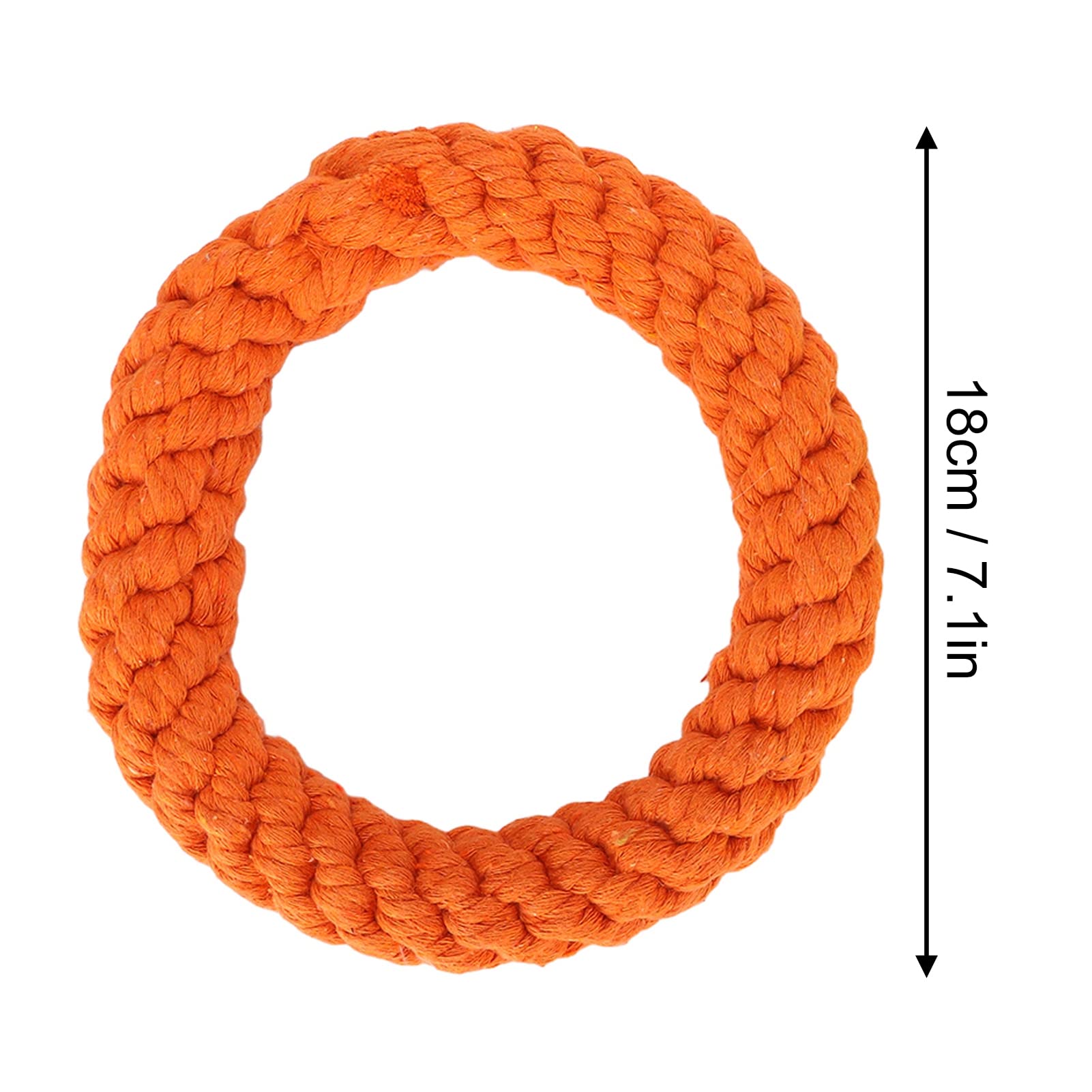 Cyrank Dog Rope Toy, 2PCS Dog Chew Toys Indestructible Cotton Rope for Teething Cleaning Small Medium Large Dogs - Image 2