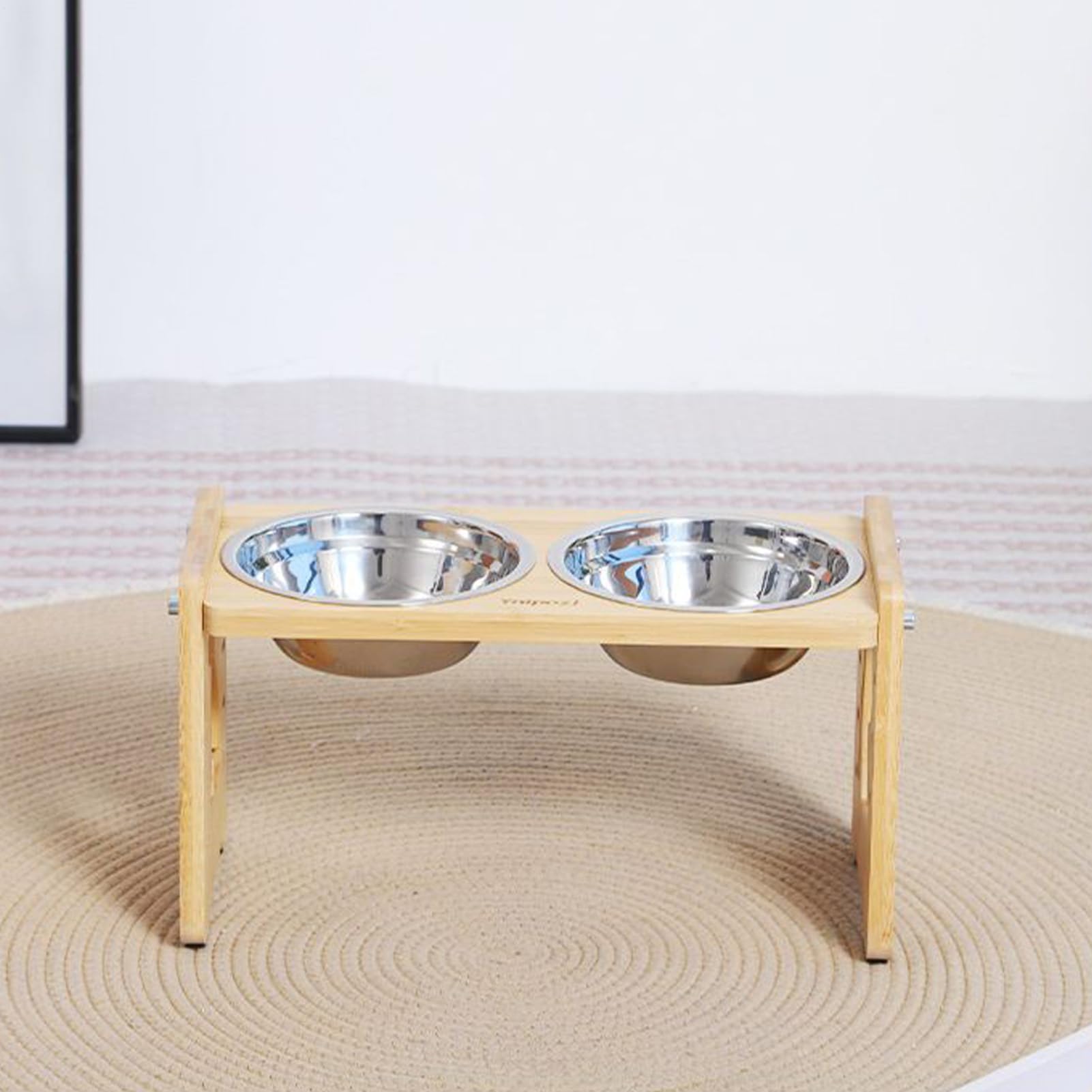 Elevated Dog Bowls, Adjustable Tilted Elevated Dog Food Bowl, Reusable Detachable Feeding Station, Ideal para Small, Medium, Large Puppies, Kittens, Cats, 12,99 x 7,68 x 6,38 pulgadas