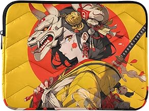 Samurai Anime Yellow Laptop Sleeve Case Compatible with 1...
